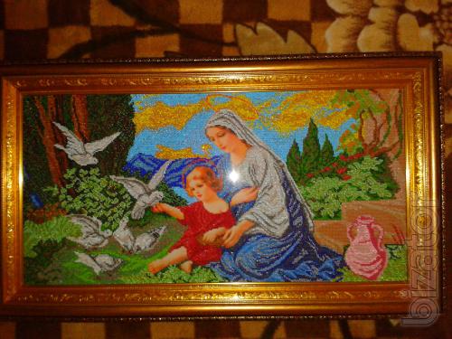 Efficiently and quickly embroider icons and paintings to order. 