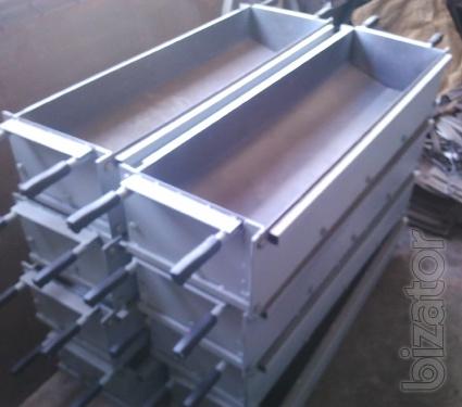 Manufacture cabinets for gas cylinders, forms for the curb, the valve chute 