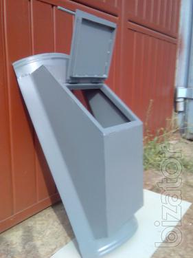 Manufacture cabinets for gas cylinders, forms for the curb, the valve chute 