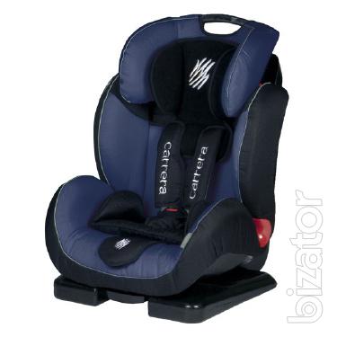 The universal car seat Carrera 9-36 kg, gr. 1-2-3. Czech Republic 