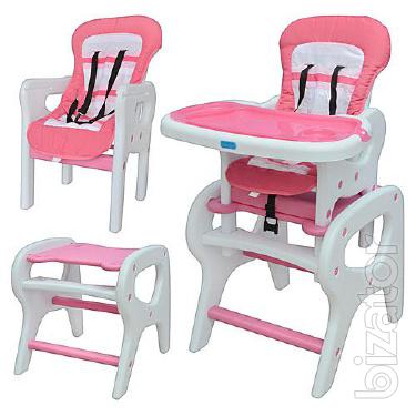 Highchair M 0816 Bambi , chair-transformer for feeding 