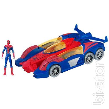 Game set Supercar spider-Man 