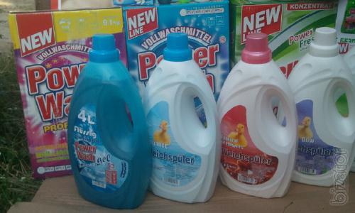 Wholesale of household chemicals 