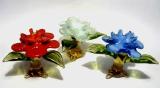 Gifts flowers of glass, the price of a souvenir glass flowers 