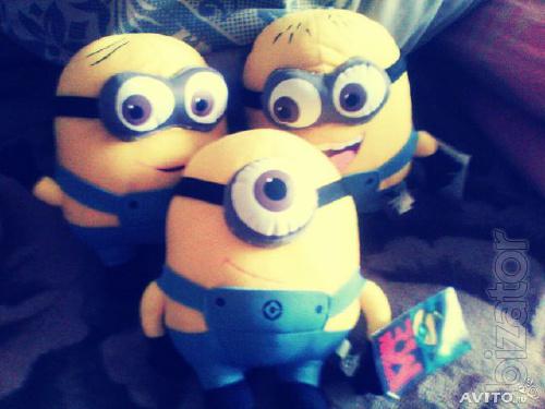 Minions Plush Complete with cartoon "Despicable me" 