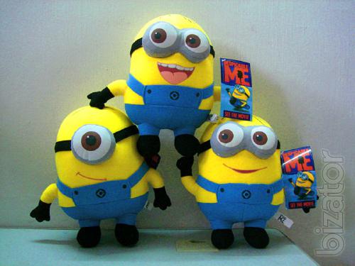 Minions Plush Complete with cartoon "Despicable me" 
