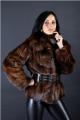 Italian shortened sable fur jacket Size - S-XS 