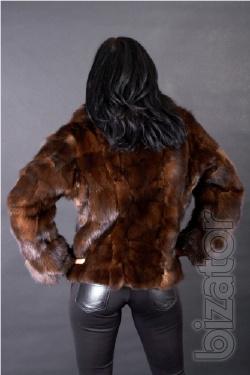 Italian shortened sable fur jacket Size - S-XS 