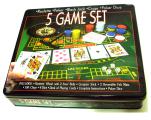 Poker set + roulette (5 in 1) 