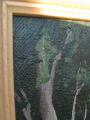 The painting "landscape" with the delivery of the canvas 55 x 85 cm 