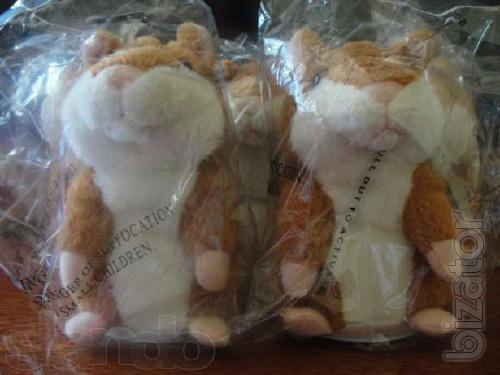 Talking hamster in Odessa! Batteries as a gift! 