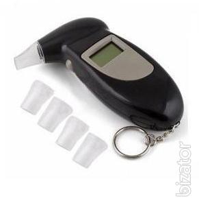 digital alcohol tester with replaceable mouthpieces 