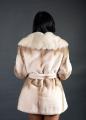 Italian mink trimmed. coat 
