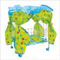 Cot on wheels canopy for dolls! 
