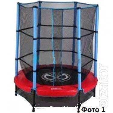 Trampoline with net 