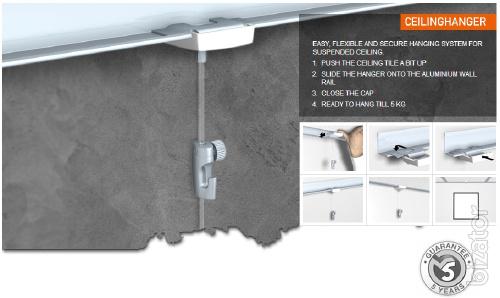 Gallery suspension, gallery system suspension design in the apartment, Sale gallery pendants wholesale, buy a baguette , baguette wholesale, baguette Polish 