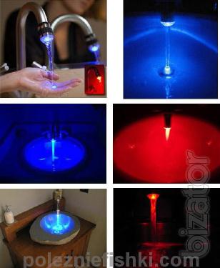 Nozzle for crane with lights 