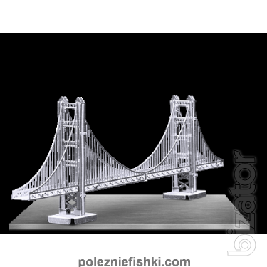3D puzzles. Bridge in San Francisco Golden Gate Bridge 