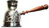 The Turks with Turkish Brass, handmade, chasing, mahogany handle unscrewed. 