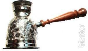 The Turks with Turkish Brass, handmade, chasing, mahogany handle unscrewed. 