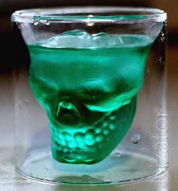 Creative glass in the shape of a skull "Doomed" Price 99 UAH 