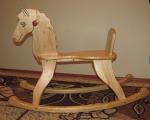 The konyachku-kids wooden rocking chair