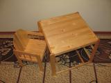 Table, children's high chair wooden 