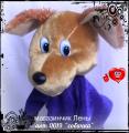 Doll - glove puppet theatre. Soft toy 