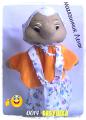 Doll - glove puppet theatre. Soft toy 