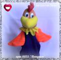 Doll - glove puppet theatre. Soft toy 