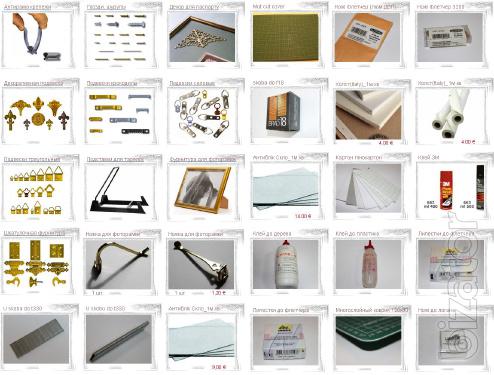 Accessories for boxes, pendants for pictures 