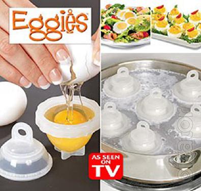 Boiling eggs without shell - Eggies 