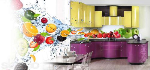 Kitchen apron (made of glass) 