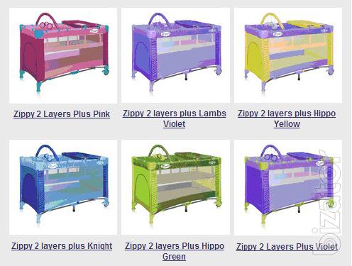 Cot 2 plus Zippy 