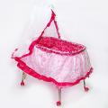 Crib for dolls with canopy
