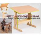 Children's Desk Kiev "Genius," growing, with a shelf.