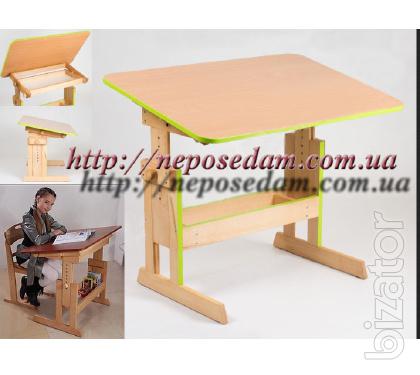 Children's Desk Kiev "Genius," growing, with a shelf. 