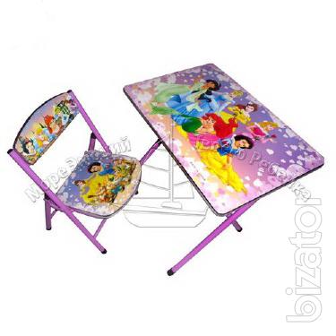 The children Desk with chair, folding! 