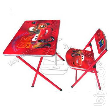 The children Desk with chair, folding! 