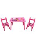 Table with 2 kids umya chairs 