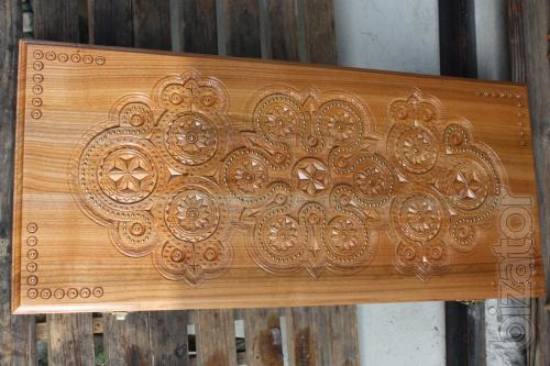 We offer backgammon, chess wood with carvings. 