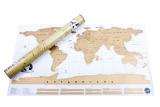 Scratch map of the world Scratch map of the world