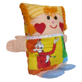 Textile doll-pillow 