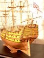 Sell linear model ship of Admiral Nelson . 
