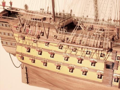 Sell linear model ship of Admiral Nelson . 