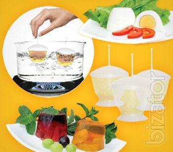 Capacity for cooking eggs without shell