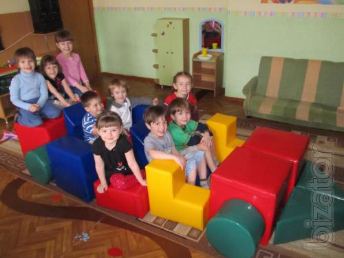 A set of children's modules (subjects - 18, types of pieces - 7) 