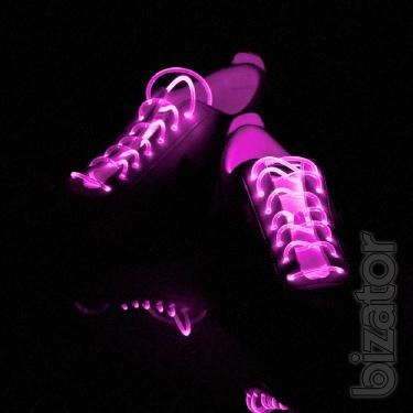 Glowing shoelaces led shoelace LED shoelace 