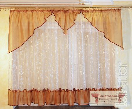 The curtains in the kitchen Siena 