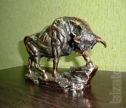 Statuette of a Bull 25cm 